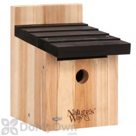 Natures Way Cedar Wren Box Bird House (CWH2)