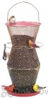 No / No Feeder Red and Brass 3 Tier Super Bird Feeder 18 in. (RB300335)