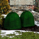 NuVue Shrub Cover - HD Winter Snow / Ice Framed Hunter Green
