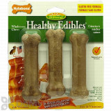 Nylabone Healthy Edibles Bacon Dog Treats - Regular 3 Pack