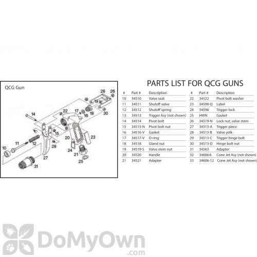 B&G Robco QCG Gun Adapter 3/8 MTP/MGH (34563)