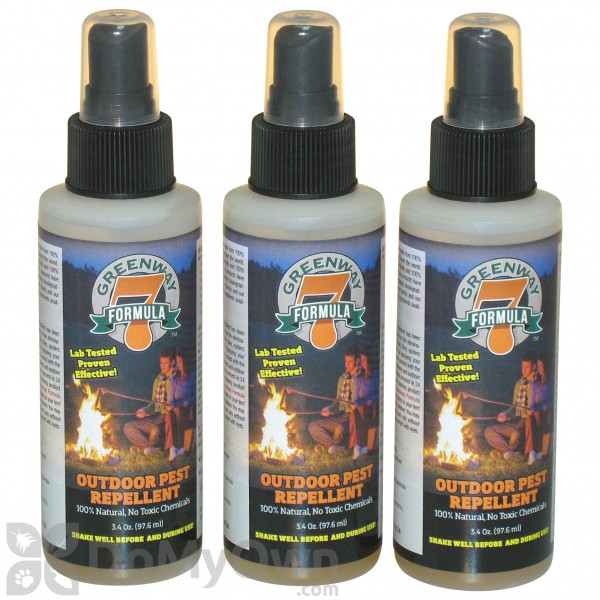 Greenway Formula 7 Personal Outdoor Bug and Mosquito Spray Repel