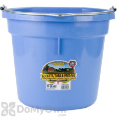 Little Giant Duraflex Flat-Back Plastic Bucket 20 Qt.