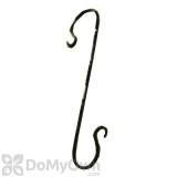 Panacea Black Forged Branch Hook For Bird Feeders 15 in. (83105)