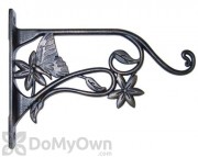 Panacea Cast Aluminum Bracket with Brushed Bronze Butterfly For Bird Feeders 9 in. (85640)