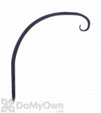Panacea Black Forged Curved Hook For Bird Feeders 8 in.
