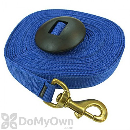Equi - Sky Lunge Line with Rubber Stopper - Blue
