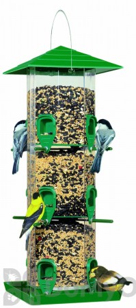 Perky Pet Grandview Wild Bird Seed Feeder with Tray 20 in. (3221)