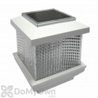 Pine Top Solar Plastic Fence Light - White (511-0007)