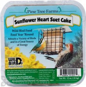Pine Tree Farms Sunflower Heart Suet Cake 1201 - SINGLE