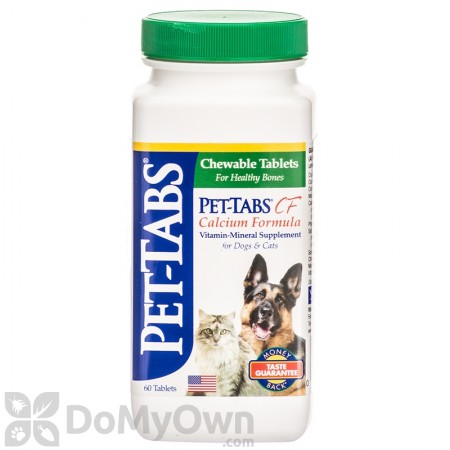 Pet-Tabs CF (Calcium Formula) for Dogs and Cats