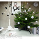 Tree Nest Geometric Christmas Tree Stand - Black