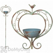 Regal Art and Gift Rustic Heart Bird Feeder with Stake (10390)