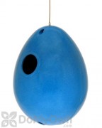 Rossos International Sky Blue Eco Egg Bamboo Bird House (P5721)