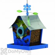 Rossos International  Retro Chic Owl Family Bird Feeder 9 in. (WF22)