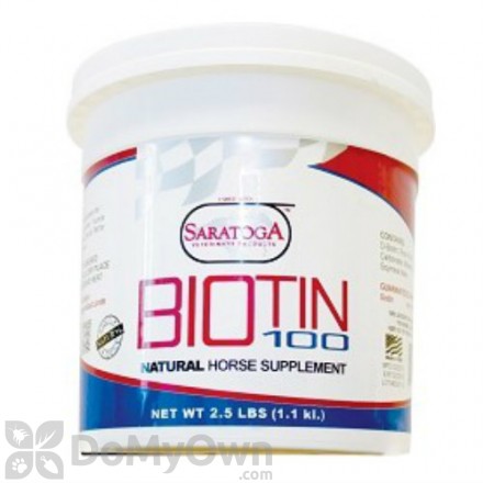 Saratoga Biotin 100 Supplement for Horses
