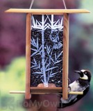 Schrodt Bamboo Grove Teahouse Bird Feeder 12 in. (PBBSTH12B)
