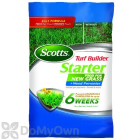 Scotts Turf Builder Starter Food For New Grass Plus Weed Preventer