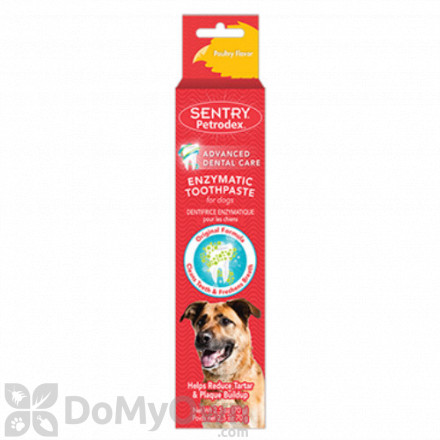 Sentry Petrodex Enzymatic Toothpaste for Dogs Poultry Flavor
