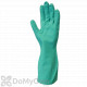 Showa Flock - Lined Nitrile Disposable Gloves