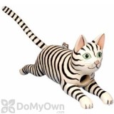 Songbird Essentials Leaping Black and White Striped Cat Bird House (SE3880109)