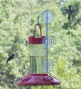 Songbird Essentials Dr. JB All Red Hummingbird Feeder with Hanger 16 oz. (SE6002W)