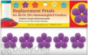 Songbird Essentials Purple Replacement Blossoms for Dr. JB Hummingbird Feeders (pack of 5) (SE6003)