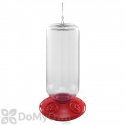 Songbird Essentials Dr. JB complete Switchable Hummingbird Feeder with Red Flowers Bulk 80 oz. (SE6027)