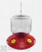 Songbird Essentials Dr. JB Complete Switchable Hummingbird Feeder with Yellow Flowers Bulk 32 oz. (SE6029)