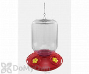 Songbird Essentials Complete Switchable Hummingbird Feeder with Yellow Flowers - Bulk 48 oz. (SE6030)