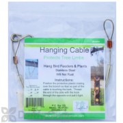 Songbird Essentials Hanging Cable For Bird Feeders and Plants 18 in. (SE8018)