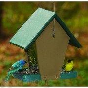 Songbird Essentials Recycled Plastic Small Hopper Bird Feeder 1.5 qt. (SERUBHF55)
