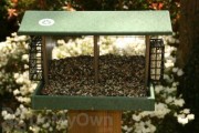 Songbird Essentials Large Hunter Driftwood Double Hopper Bird Feeder (SERUBLDH500HD)