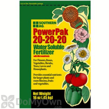 Powerpak Water Soluble Fertilizer 20-20-20