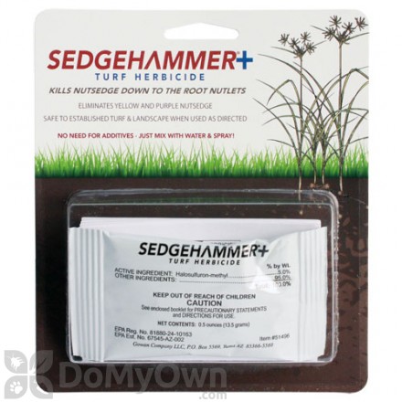 SedgeHammer + Herbicide