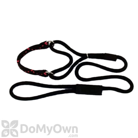 Soft Lines Martingale Dog Leash - 6 Foot x 1 / 2" Round Large