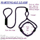 Soft Lines Martingale Dog Leash - 6 Foot x 3 / 8