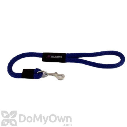 Soft Lines Dog Snap Leash - 5 / 8" Diameter x 2' Royal Blue