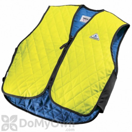 TechNiche HyperKewl Evaporative Cooling Sport Vest - Hi Viz Lime Medium (6529-HV-M)