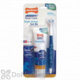 Nylabone Advanced Oral Care Triple - Action Brush with Gel