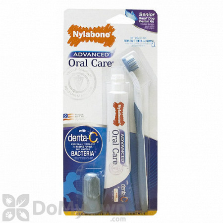 Nylabone Advanced Oral Care Senior Dog Dental Kit