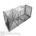 Tomahawk Heavy Duty Pro Series Raccoon/Woodchuck-Sized Animal Trap with Easy Release Rear Door - Model 6010SS