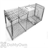 Tomahawk Heavy Duty Pro Series Raccoon/Woodchuck-Sized Animal Trap with Easy Release Rear Door - Flush Mount - Model 6010SS-F