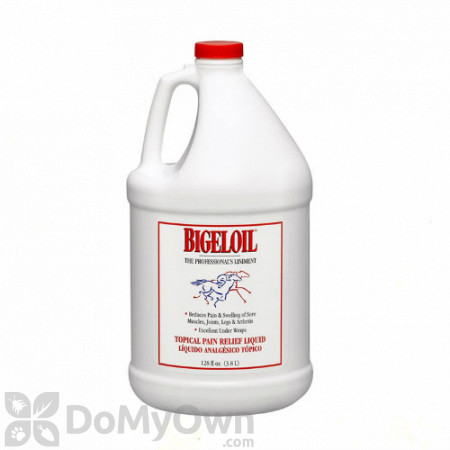 Bigeloil Liniment Topical Pain Relief Liquid for Horses 1 gal.