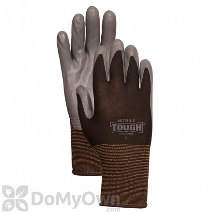 LFS Bellingham Nitrile Tough Gloves - Black Medium