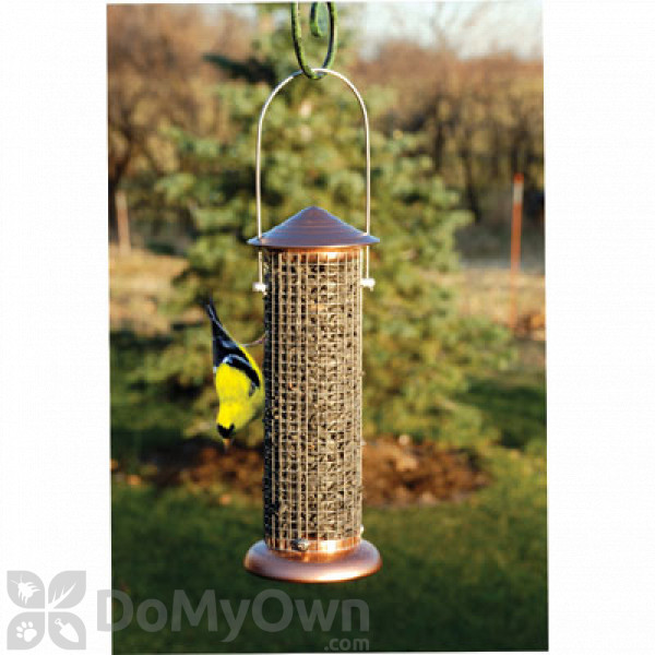Woodlink Copper Top Sunflower Mini Tube Bird Feeder Copsunmini