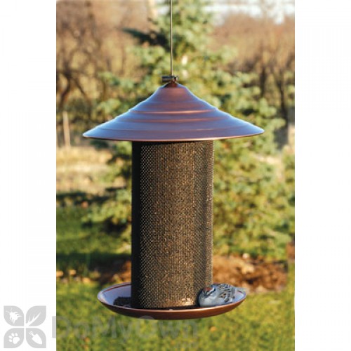 Woodlink Copper Top Thistle Tube Bird Feeder Copthistle