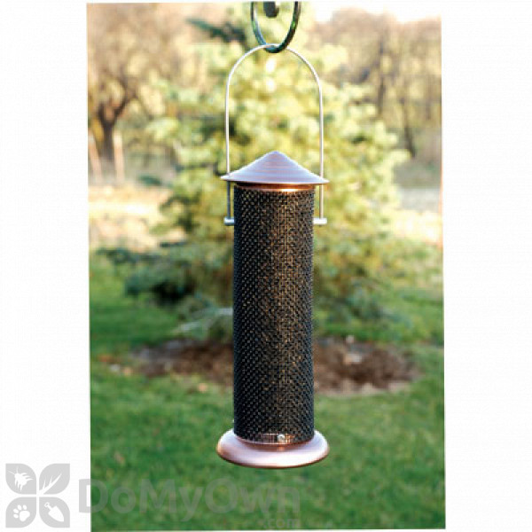Woodlink Copper Top Thistle Mini Tube Bird Feeder (COPTMINI)