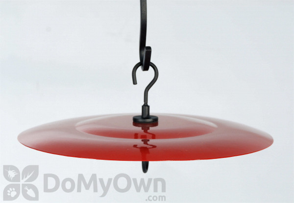Woodlink Hooks N More Red Weather Guard For Bird Feeders 10 In Hm46