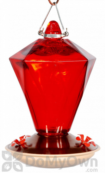 Woodlink Audubon Ruby Diamond Glass Hummingbird Feeder (NAH9)